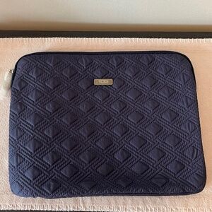 Brand New - Navy Blue Nylon TUMI  17" Laptop Case